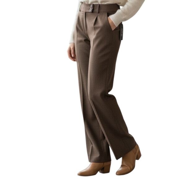 APT 9 Maxwell Brown Modern Fit Dress Pants NWT Size 8 - Picture 1 of 9